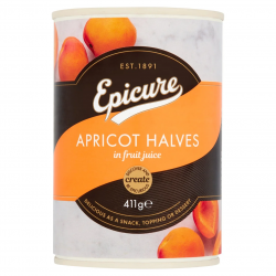 APRICOT HALVES IN FRUIT JUICE
