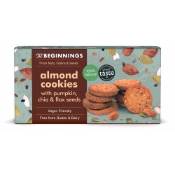 ALMOND COOKIES WITH PUMPKIN CHIA AND FLAX SEEDS