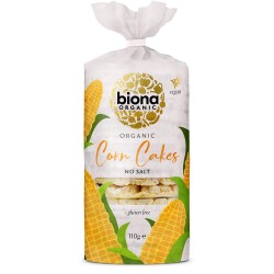 BIONA CORN CAKES UNSALTED ORGANIC