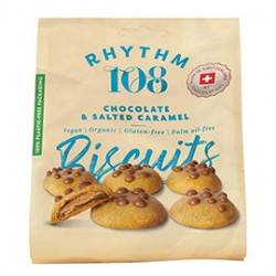 CHOCOLATE & SALTED CARAMEL BISCUITS GLUTEN FREE