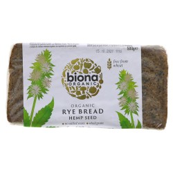 BIONA RYE BREAD WITH HEMP ORGANIC BIONA RYE BREAD WITH HEMP ORGANIC