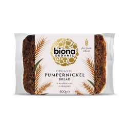 BIONA PUMPERNICKLE BREAD 500G BIONA PUMPERNICKLE BREAD 500G
