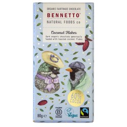 DARK CHOCOLATE WITH COCONUT FLAKES ORGANIC