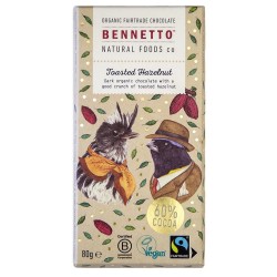TOASTED HAZELNUT DARK CHOCOLATE