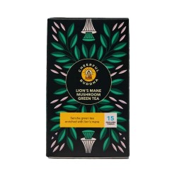 LIONS MANE MUSHROOMS GREEN TEA