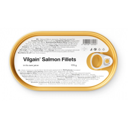SALMON FILLETS IN OWN JUICE