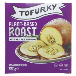 PLANT BASED ROAST WITH WILD RICE STUFFING