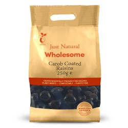 CAROB COATED RAISINS CAROB COATED RAISINS