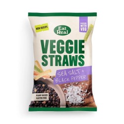 VEGGIE STRAWS SEA SALT + BLACK PEPPER