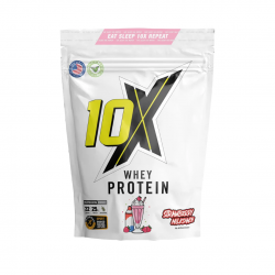 WHEY PROTEIN STRAWBERRY MILKSHAKE