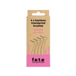 BAMBOO INTERDENTAL BRUSHES 0.4MM ISO SIZE 0