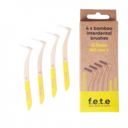 BAMBOO INTERDENTAL BRUSHES 0.7MM SIZE 4