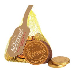 DIVINE MILK CHOCOLATE COINS FAIRTRADE