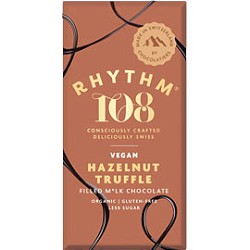 MILK HAZELNUT TRUFFLE CHOCOLATE VEGAN ORGANIC