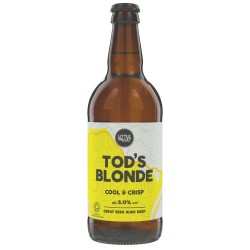 tod's blonde cool and crips beer organic
